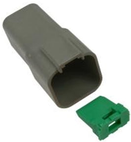 PICO 7996-11 Female 6 Way Deutsch Receptacle & Wedgelock, 1/Pack, Deutsch No: DT04-6P / W6P
