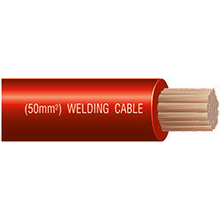 PICO 8065-5-28 6 AWG Red Welding Cable, 500' Length