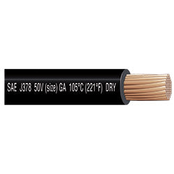PICO 8102-PK 2 AWG Black SGT Battery-Starter Cable, 25' Length