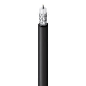 Belden 8259 RG58A/U Coax Cable 20AWG Conductor, Tinned Copper Braid Shield, 50 Ohm, Black PVC (152M = Full Roll)