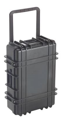 UK 827WBLK 827 Transit Case Black with Wheels and Foam (ID: 26.8" x 17.8" x 8.2")