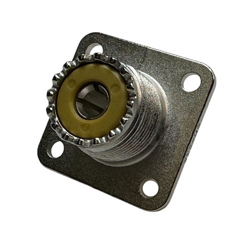 Amphenol 083-1R UHF Panel Receptacle 4 Hole Square (E0224)