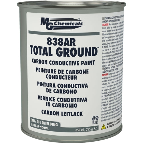 MG Chemicals 838AR-900ML Total Ground Carbon Conductive Coating Can