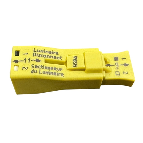 Wago 873-902 Wago Luminaire Disconnect Connector, Push Wire Connection, 2-CONTACTS, 18-12AWG Solid, 16-12AWG Stranded