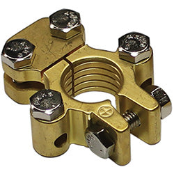 PICO 893P-11 1/0-3/0 AWG Positive Heavy Duty Brass Battery Terminal with Accessory Capability, 1-Piece