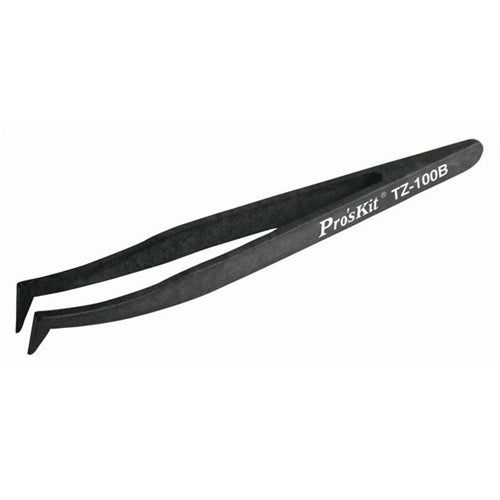Proskit 900-264 ESD-Safe Curved Tip Tweezers 4.5"