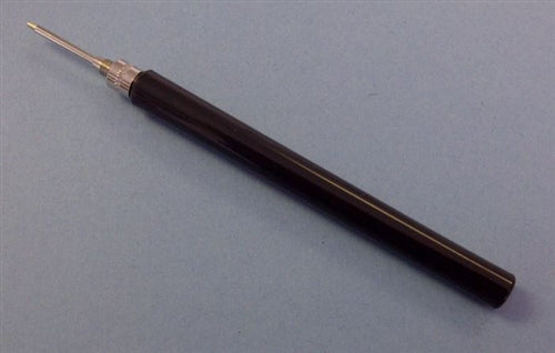Philmore 913J Black Solderless Test Prods, Brass Nickel Plated Solderless Phone Tips 3/4" Long