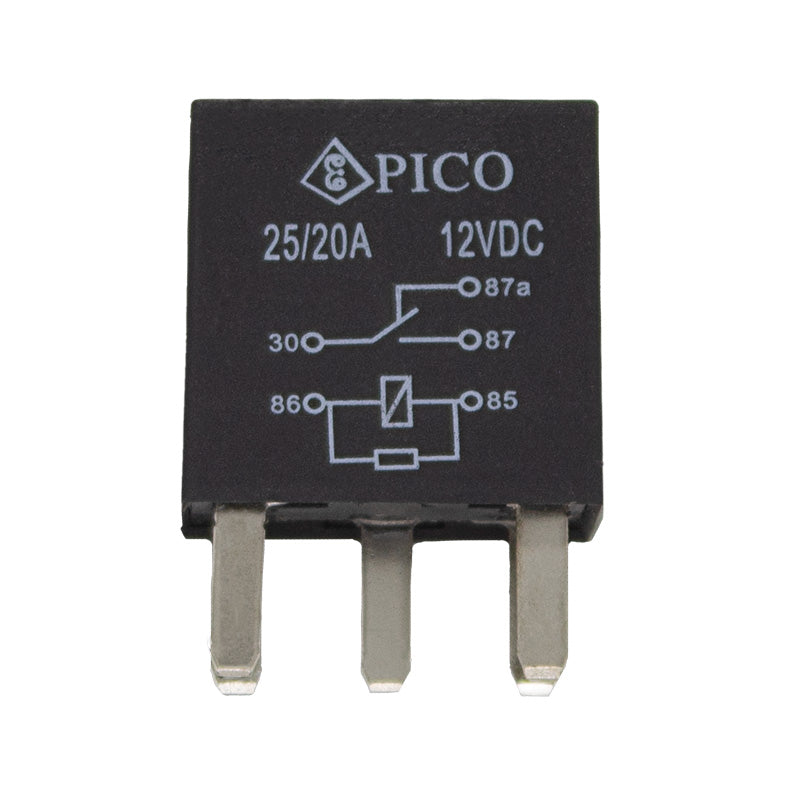 PICO 915-11 12V DC 25/20 Amp SPDT ISO Relay with Resistor, 1-Piece