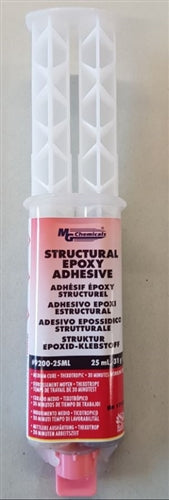 MG Chemicals 9200-25ML Structural Epoxy Adhesive, Dual Syringe