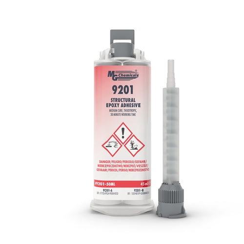 MG Chemicals 9201-50ML Epoxy Structural Adhesive for Electronics, Dual Cartridge