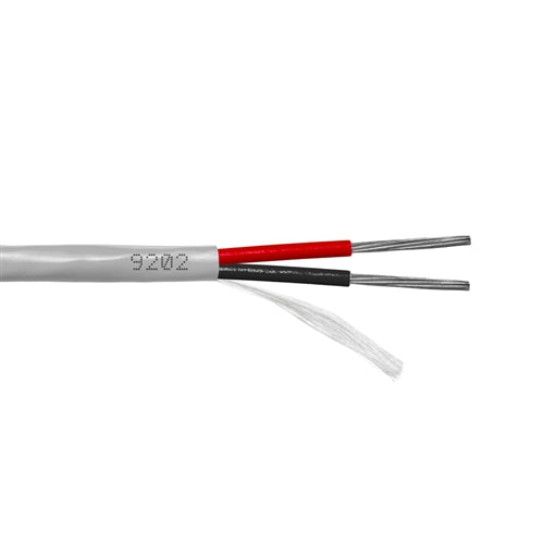 Provo 9202 Multi-Conductor Cable 20AWG 2 Conductor Stranded TC, Unshielded, Gray PVC, CMG/FT4, CSA/UL (300M = Full Box)