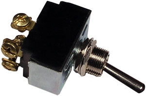 PICO 9438-11 Metal Bat Handle Toggle Switch DPST On-Off, 25A@12VDC, Screw Terminals ** Rated for 12V Only **
