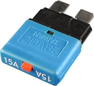PICO 9525-11 Circuit Breaker / Fuse 15 Amp 12VDC TYPE3 ATC/ATO, Manual Reset ** Maximum 28VDC **