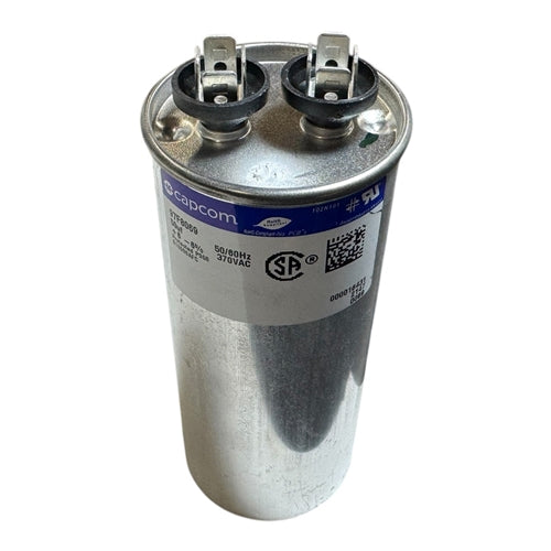 Capcom Genteq 97F8069 Motor Run Capacitor 50uF 370VAC Round ** Rated for Continuous/100% Duty Cycle **