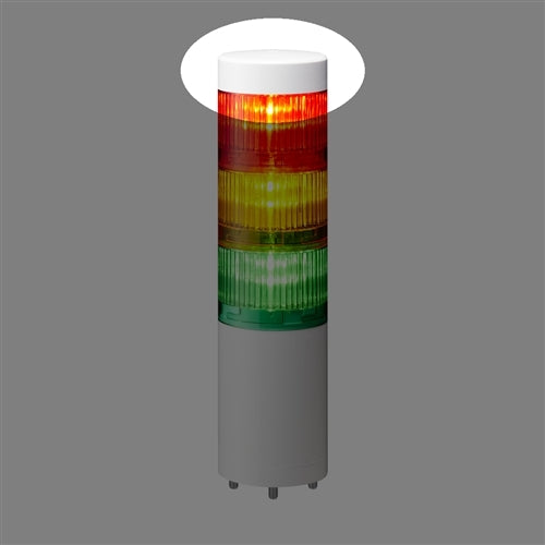 Patlite B32310072-7F1 White Head Cover for LR6 Signal Tower