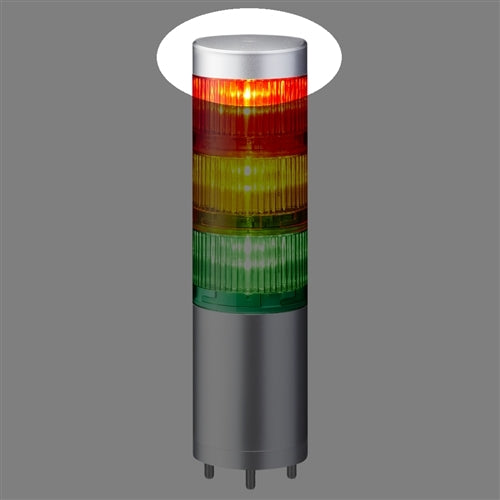 Patlite B32310072-9F1 Silver Head Cover for LR6 Signal Tower