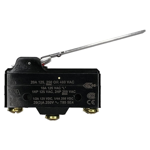 Honeywell BA-2RV-A2 Basic Limit Switch SPDT, Straight Lever, 20 Amps 125VAC, Micro Switch
