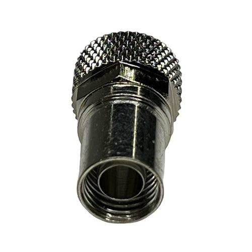 ABM F6IS/K F-Type Crimp Connector for RG6 with Knurled Nut (F56)