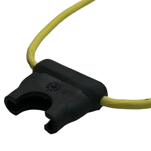 Bussmann BK/HHD ATC Fuseholder 12AWG with Yellow Wire Leads, 3-30 Amps
