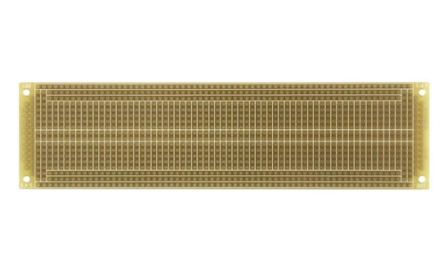 BPS Busboard BR1 Solderable PCB Breadboard for Permanent 830 Tie-Point Breadboard Projects, 179mm x 47mm (7.05" x 1.85")