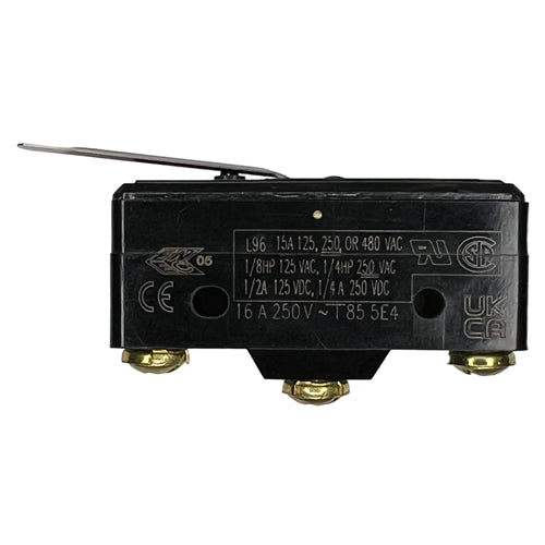 Honeywell BZ-2RL-A2 Premium Large Basic Limit Switch with Lever, SPDT 15A/125VAC 0.5A/125VDC, Micro Switch