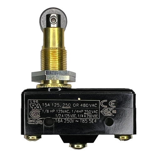 Honeywell BZ-2RQ18-A2 Premium Large Basic Limit Switch w/Overtravel Plunger, SPDT 15A/125VAC 0.5A/125VDC, Micro Switch