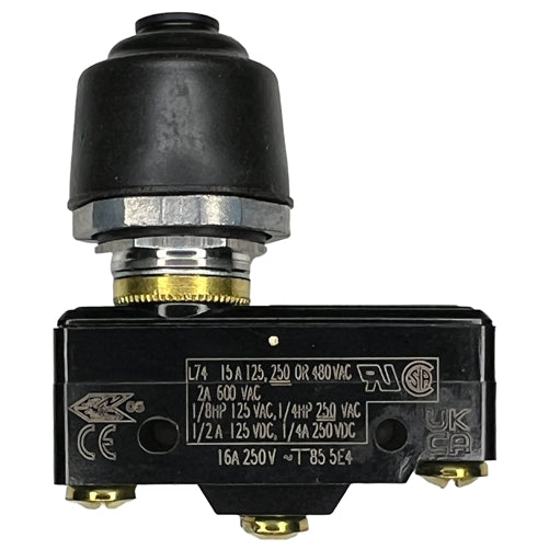 Honeywell BZ-2RQ77 Premium Large Basic Limit Switch with Overtravel Plunger, SPDT 15A/125VAC 0.5A/125VDC, Micro Switch