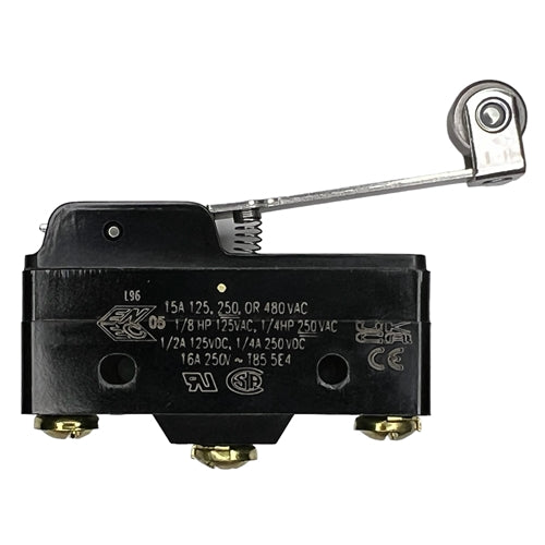 Honeywell BZ-2RW82-A2 Premium Large Basic Limit Switch with Roller Lever, SPDT 15A/125VAC 0.5A/125VDC, Micro Switch