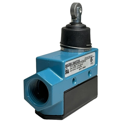 Honeywell BZE6-2RN80 Enclosed Medium-Duty Limit Switch, with Roller, SPDT 15A/125VAC 0.5A/125VDC, Micro Switch