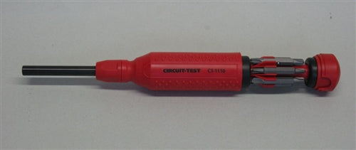 Circuit-Test CT-1110 15-in-1 Multi-Bit Security Screwdriver, Tamperproof Version #2: Triwing, Torq-Set, Torx-Plus