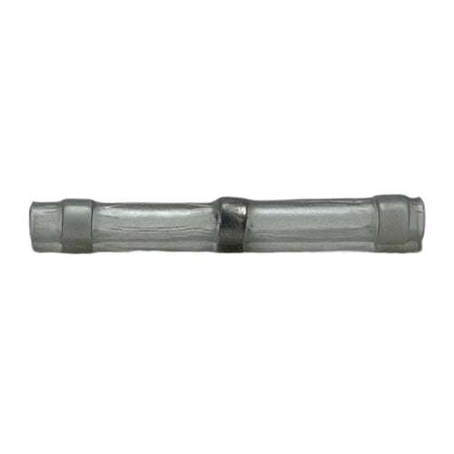 TE CONNECTIVITY CWT-9001 Clear 26-22AWG Solder-Shrink Butt Splice Connector, Splashproof, 10/Pack