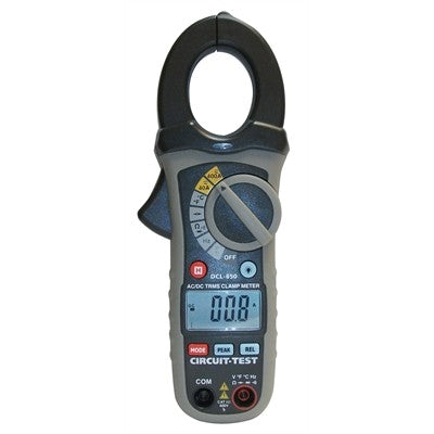 Circuit-Test DCL-650 Clamp Meter AC/DC, True RMS, Autoranging, Compact