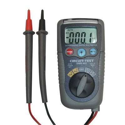 Circuit-Test DMR-602 Handheld Multimeter, Autoranging, Pocket Size, Cat IV