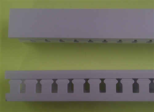 Wieland Wire Finger Duct 2 Meter White with Cover (1" x 1") DNG25025W Mfr# 34.286.2525.2