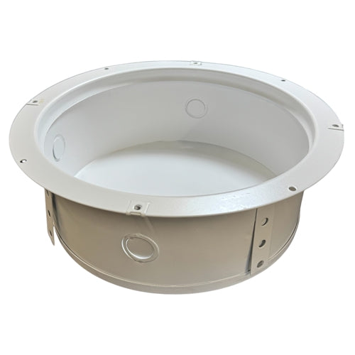 Enforcer EBB8RF2W 8" White Round Speaker Back Box