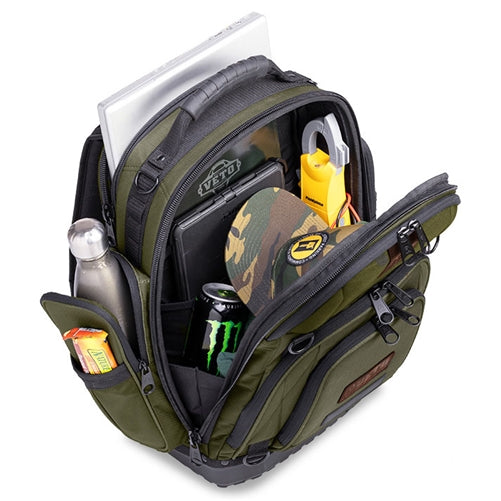 VETO PRO PAC EDC PAC LCB OLIVE BACKPACK TOOL BAG (H:19.5" W:16" D:10") VPP10535