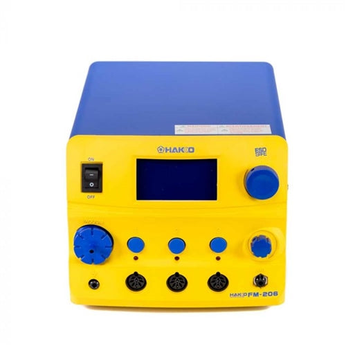 Hakko FM206-DSA Solder Rework Station 410W Dsa 3 Ports ESD with FM2024-42 FM2027-06 FM2029-01, FM-206