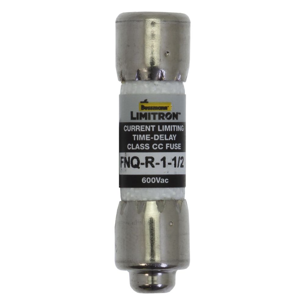 Bussmann FNQ-R-1-1/2 Fuse 1.5 Amp 600VAC Slow Blow Class CC Rejection-Type Fiber-Tube (13/32" x 1-1/2") 1.5A 1.5AMP