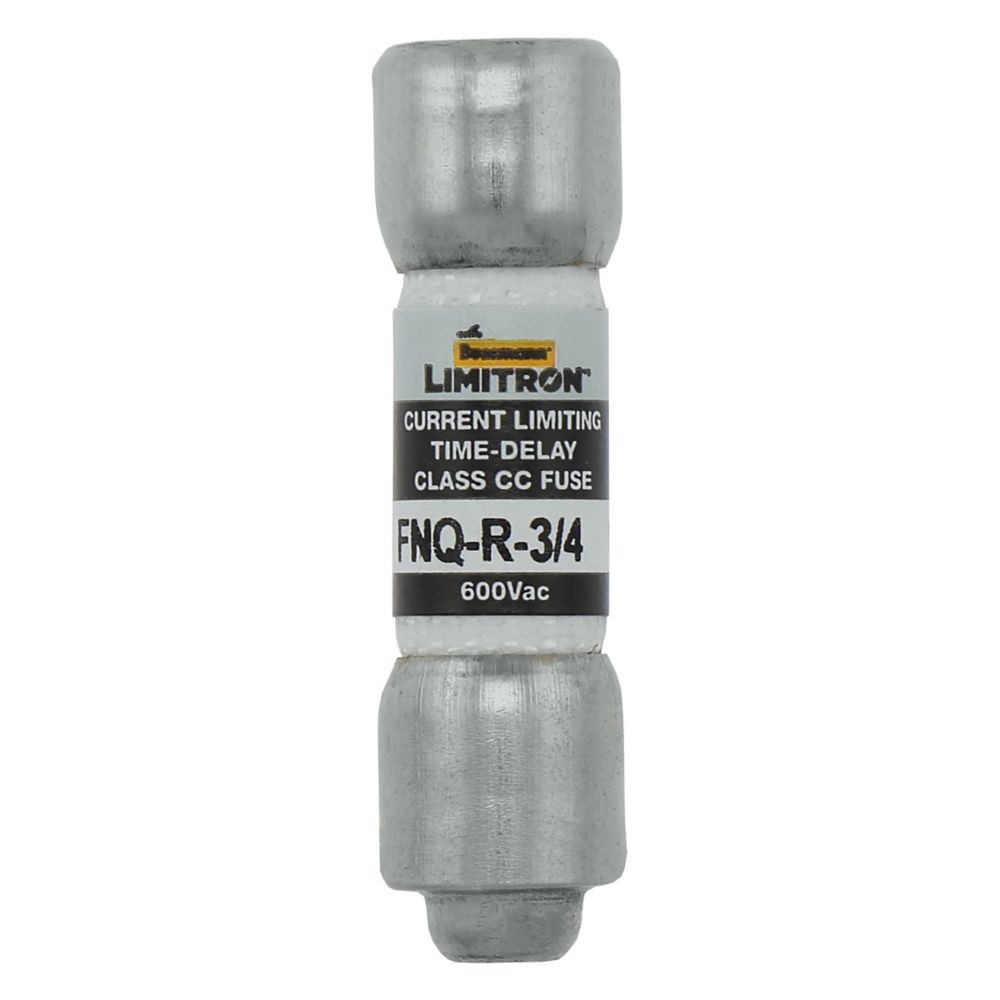 Bussmann FNQ-R-3/4 Fuse 3/4 Amp 600VAC Slow Blow Class CC Rejection-Type Fiber-Tube (13/32" x 1-1/2") 0.75A 0.75AMP