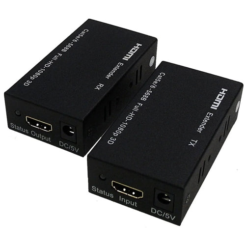 Phantom Cables HDMIEXT60M HDMI Extender Over One Cat5e/6 UTP Cable, 60M