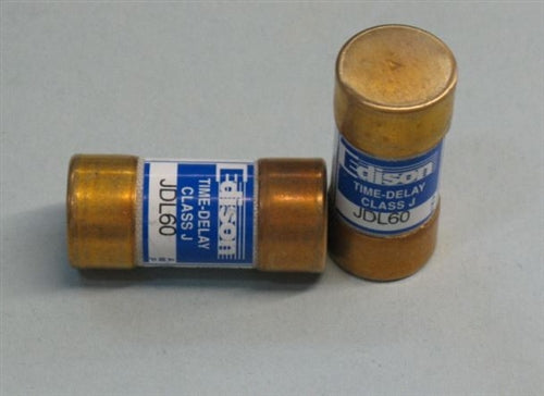 Edison JDL60 Fuse 60 Amp 600V Class J Time-Delay (1.06" x 2.38") 60A 60AMP
