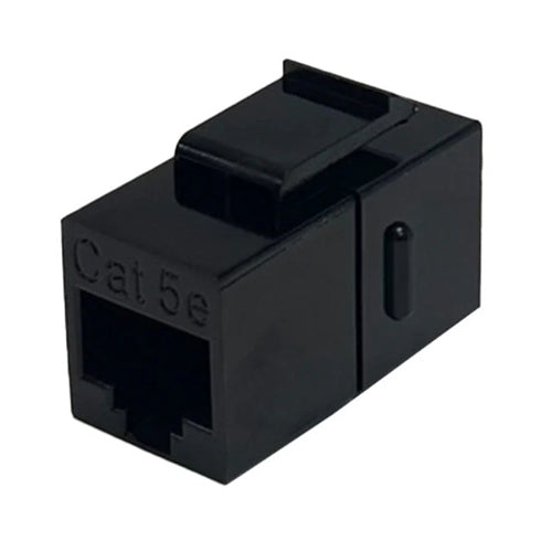 Phantom Cables JK-C5-FF-BK Cat5e RJ45 Female to Female Keystone Coupler, Black