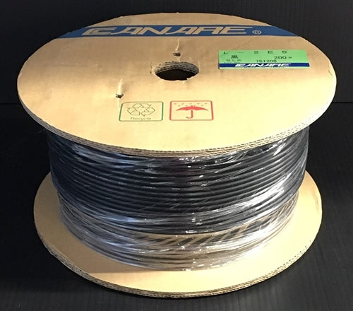 Canare L2E5 2 Conductor 26AWG Miniature Microphone Cable, Braided Copper Shield, (200M = Full Roll)