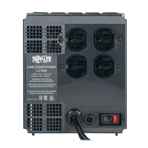 Tripplite LC1200 Power Conditioner 1200 Watt 120V 4 Outlets w/Automatic Voltage Regulator (Avr), AC Surge Protection