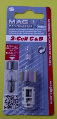 Maglite 2 Cell Alkaline Magnum Star II Lamp LMSA201 LMXA201 Xenon