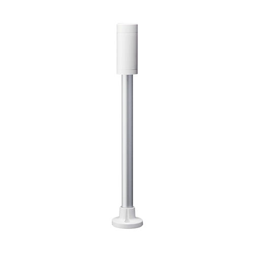 Patlite LR4-02PJNW 40mm, Signal Tower Base Unit, 24V DC, Pole Mount with Circular Bracket and Cable, Off-White