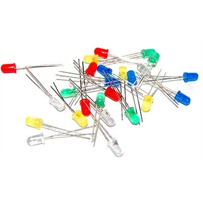 Osepp LS-00016 5mm LED Kit - Assorted Colours 25/Pack, Arduino