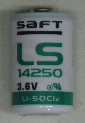 Saft 1/2AA Lithium Battery 3.6V Pressure Contact LS14250BA Substitute for Tadiran TL5101/S