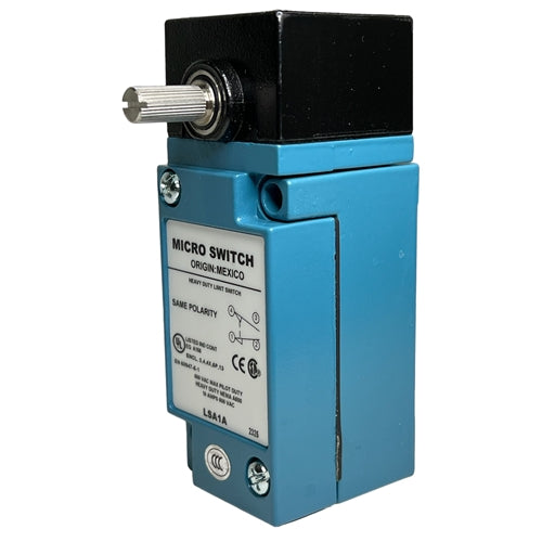 Honeywell LSA1A Heavy Duty Limit Switch SPDT, Side-Rotary Plug-In, 10A/600V, Micro Switch , 1NC/1N0