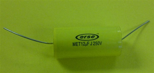 Marsland MCC12 Metallized Polyester Axial Audio Capacitor, 12uF 250V, Non-Polarized, Non-Inductive, Mfr# MCC12PE